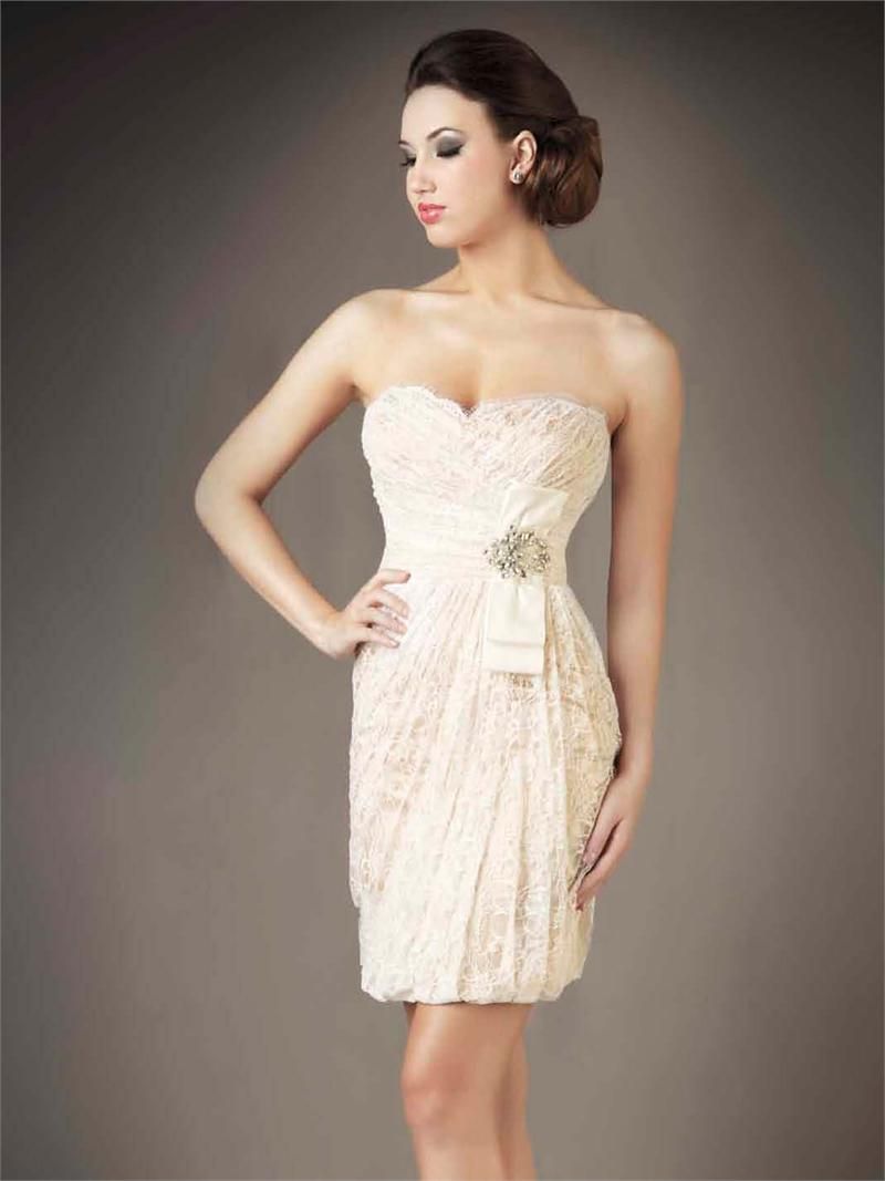 2012 Prom Dresses And Cocktail Dress Sexy Mini New Overlay Lace ...