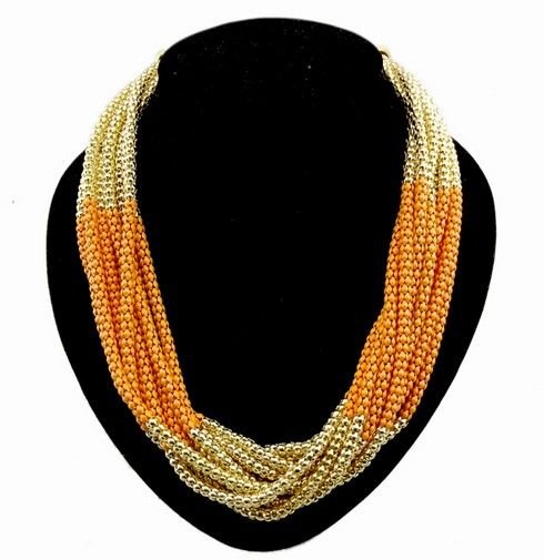 Europeisk punkstil flerskikt färgglada emalj Snake Chain Heavy Statement Necklace 6Colors Mix Color for Fashion Women