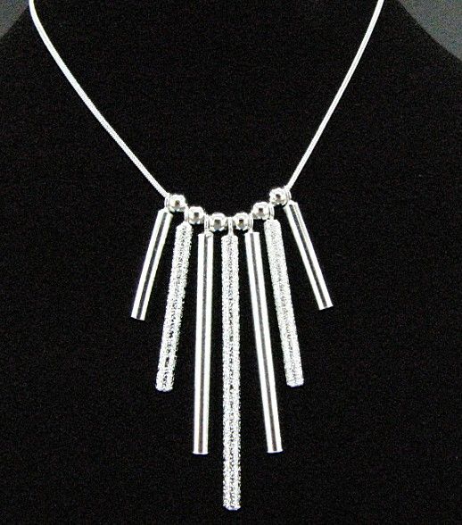 Gratis verzending met trackingnummer Beste Most Hot Sell Dames Delicate Gift Jewelry 925 Silver 7 Strips ketting