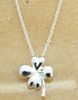 Free Shipping with tracking number Best Most Hot sell Women's Delicate Gift Jewelry 925 Silver Clover Necklace