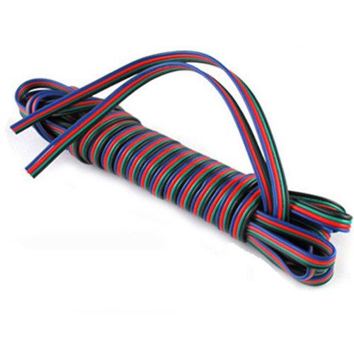 6.5ft Extension Cable For 4-Pin RGB Neon LED Rock Lights - Universal For Trucks, ATV, UTV