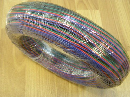 4pin kabelwire voor RGB 5050 3528 SMD LED-strip, LED RGB-kabel rood, zwart, groen, blauw draad verlengsnoer