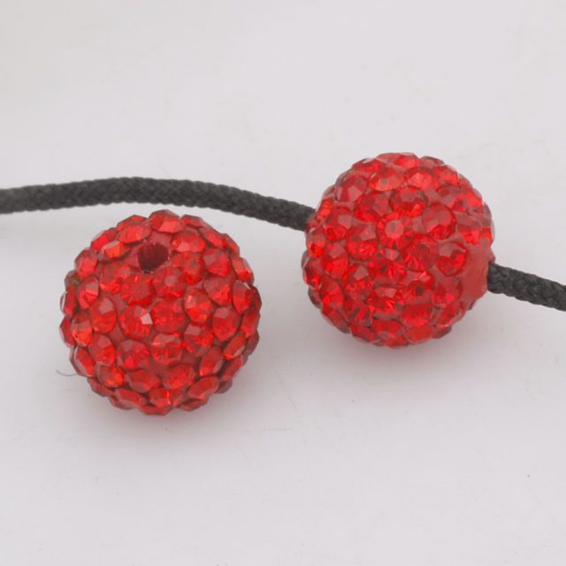 Perline distanziatrici rotonde con pavé di cristallo colorato brillante da 10 mm bracciale adatto 300 pezzi6892132