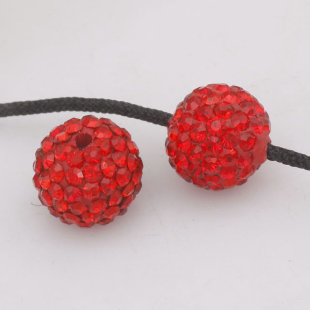 Shining 10mm Colorful Pave Crystal Disco Ball Bead Round Spacer Beads Fit Bracelet 6892132