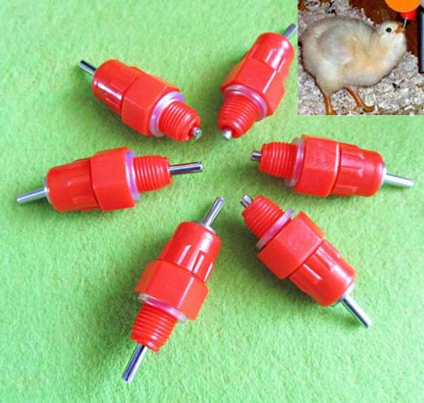 Auto Water Nipples Drinker Poultry Chicken Duck Bird Feeder