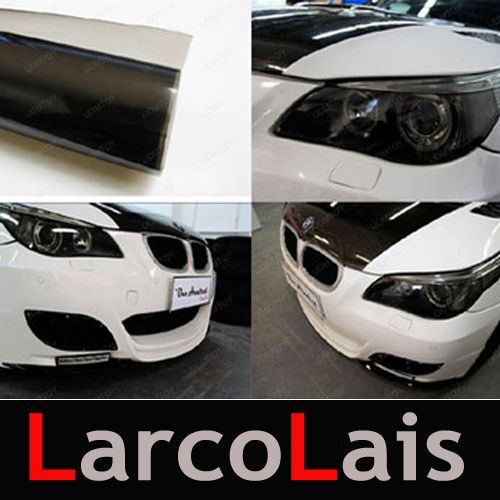 30cm10m Lucido Colore Nero Chiaro Tinta Fari Fendinebbia Sidemarker Pellicola in vinile Adesivo auto a motore5544038