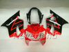 Röd svart kropp för Honda Fairing Kit CBR600F4I CBR600 F4I 04 05 06 07 CBR 600 2004 2005 2006 2007