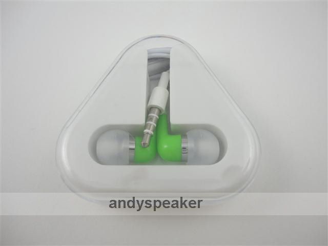 Invencionado no ouvido para samsung iphone ipod mp3 35mm com fone de ouvido com fone de ouvido com cabos com cristal Box7278019