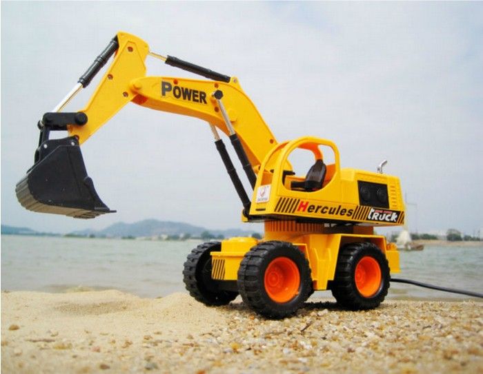 excavator toy video