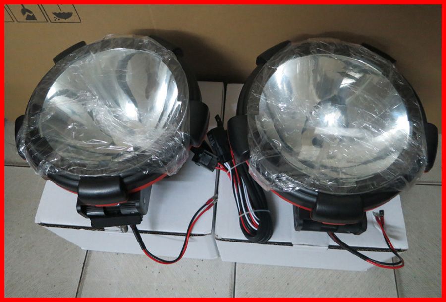 PAIR9quot inch 70W 75W POWER HID Xenon Driving Light SUV ATV OffRoad 4WD 932V Spot Beam 3200lm5834093