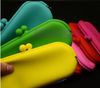 10 pezzi Custodia per occhiali in silicone con portafoglio in silicone Borsa per occhiali Borsa cosmetica Regalo di Natale