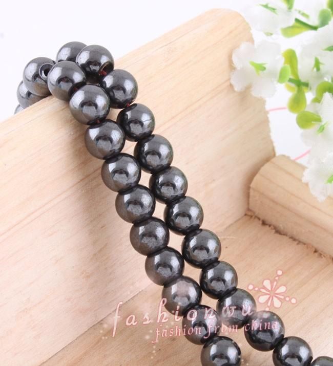 mic sell 8mm high power magnetic hematite round bead beads diy1236106