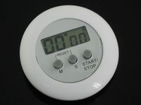 Keuken Timer Cook Koken Counter Clock Countdown Timer Alarm White LCD Kitchen Timer DHL gratis verzending 40pcs