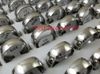 100pcs Silver polish 8mm band Fashion stainless steel wedding rings men women Classic Rings Wholesale Jewelry Lots
