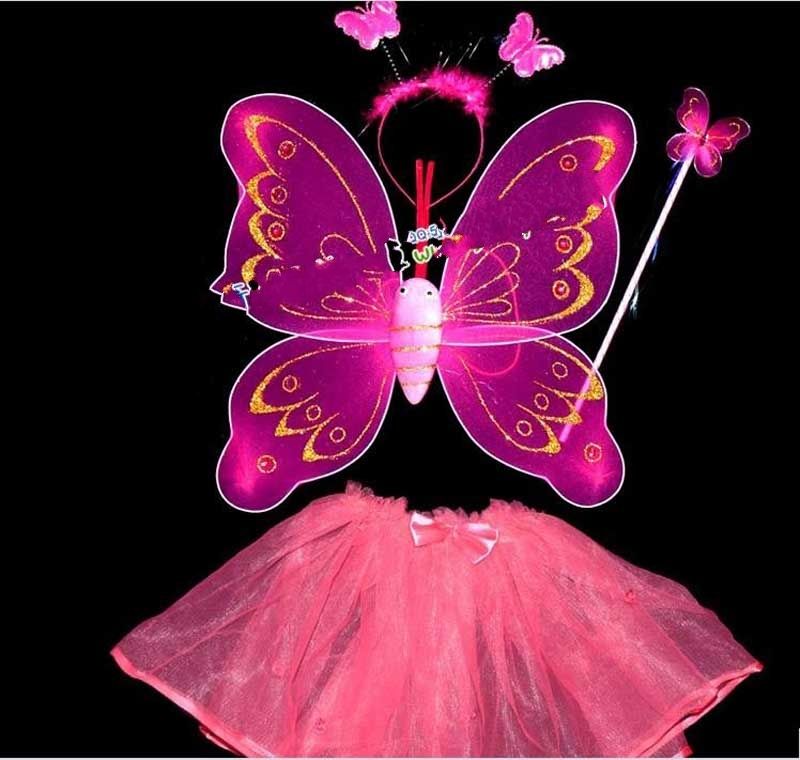pink fairy wings and wand