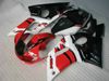 Carenatura stampata ad iniezione bianca rossa per kit carenature YAMAHA YZF R6 1998 1999 2000 2001 2002 YZF-R6 98 99 00 01 02