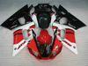 Röd vit formsprutad fairing för Yamaha YZF R6 Fairings Kit 1998 1999 2000 2001 2002 YZF-R6 98 99 00 01 02