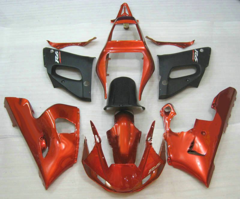 Carrozzeria personalizzata gratuita kit carena YAMAHA YZF R6 1998-2002 YZF600 YZFR6 98 99 00 01 02