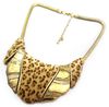 Collar Bib Colar Hot New Chunky cobra corrente da Man fez 2colors Leopard design de metal