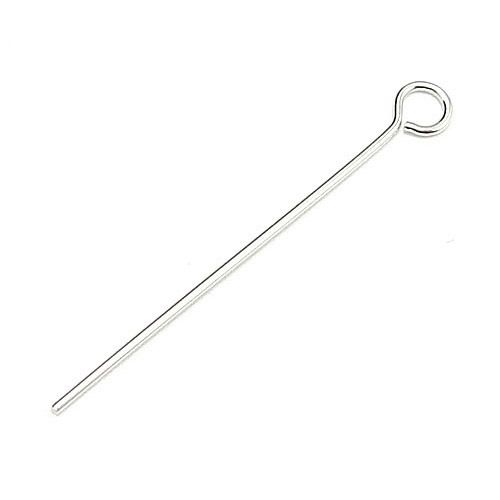 

20pcs/lot 925 Sterling Silver Pins Needles Findings Components For DIY Fashion Jewelry Gift Craft WP018