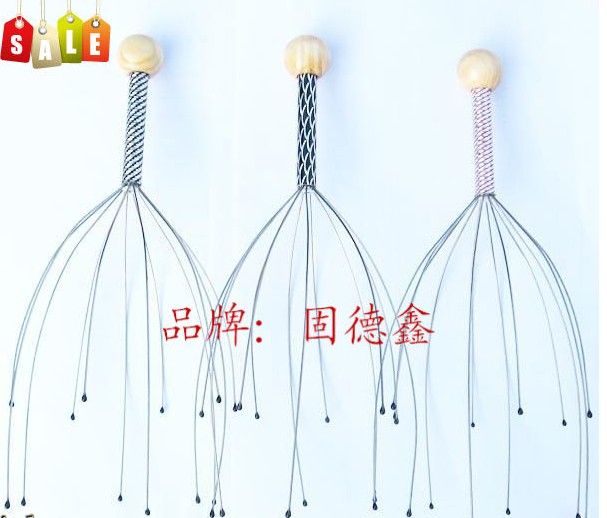 Whole stainless steel manual scalp hand head massager lot2153942