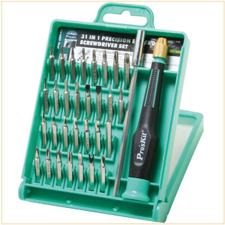 Original ProsKit SD 9802 31 IN 1 Precision Electronic Screwdriver Set