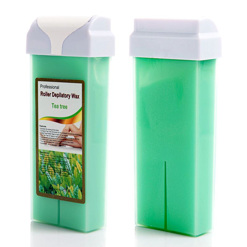 Professional Hot Roller Depilatory Wax Cartridge Tea Tree Heater Waxing