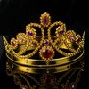 Cosplay King Crown Koningin Kroon Plastic Goud Zilver Diamond Halloween Prop Masquerade Party Kostuums Nieuwigheid Bruiloft Gift GRATIS VERZENDING