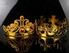 Cosplay Король Корона Королев Корона Пластикового Золото Серебро Алмазного Хэллоуин Prop маскарад партия костюмы новизна венчание подарок партии свободная перевозка груз