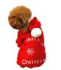 Mode Söt Pet Dog Apparel Winter Clothes Coat Merry Christmas Cloth Cloth Coat Red Purple Gift