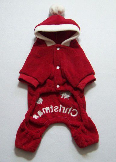 Moda Bonito Cão de Estimação Vestuário Roupas de Inverno Casaco Feliz Natal Roupas Casaco de Pano Vermelho Roxo Presente