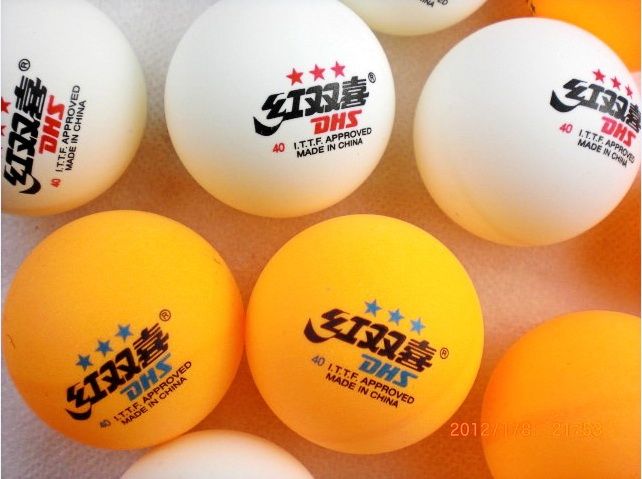 2020 New Olympic Game Dhs Table Tennis Ball 3 Star Pingpong Balls