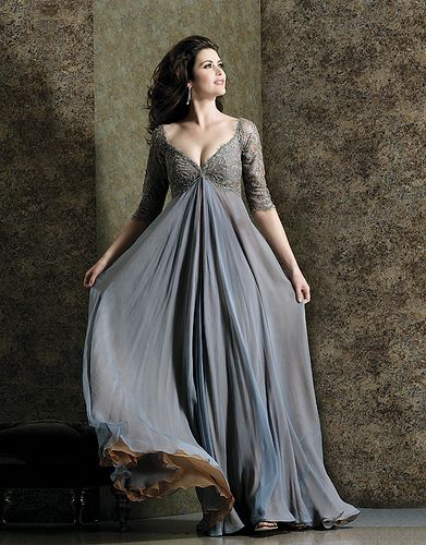 empire waist prom dresses plus size