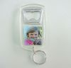 500x Blank Acrylic Rectangle Bottle Opener Keychains Lite Beer Bier Metal Insert Foto 1.5 "x 1,5"