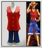 En bit apa d luffy cosplay kostym set