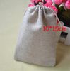 Free Ship 100 Pieces 10*15cm Linen Bag Sack Jewelry Bags Wedding Party Candy Beads Packing Christmas Gift Bag