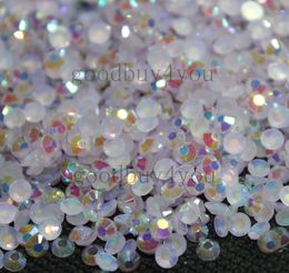 2000pcs 3MM Resin Jelly Purple AB Beads Flatback 14-Facets Scrapbooking Wedding Invitation