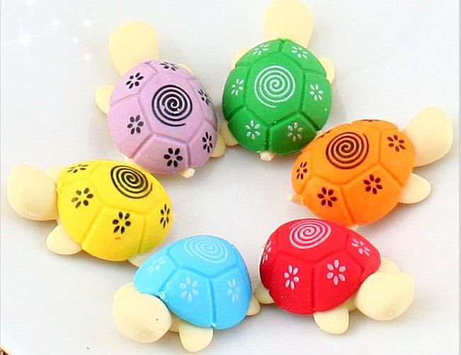 Discount Cute Carton Turtle Eraser,Mini Model Fancy Eraser,Coloful,Novelty Stationery From China