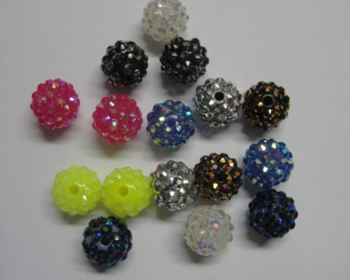 100 stks hars kralen 10 * 10 mm gratis verzending hars disco balls