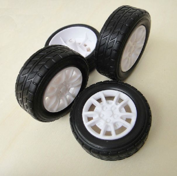38 * 13 * 2.5mm Rubber Wheel Tires DIY Handmade Robot Model Making