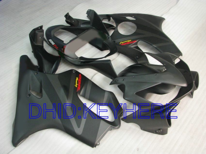 Matte BlkフェアリングキットホンダCBR600 F4I 2001 2002 2003 CBR 600 CBRF4I 01 02 03ボディワークフェアリング