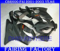 Matte BLK Fairing Kit för Honda CBR600 F4I 2001 2002 2003 CBR 600 CBRF4I 01 02 03 Bodywork Fairings