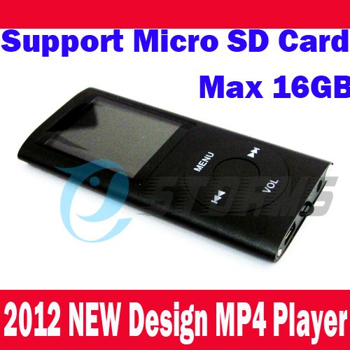 Mp4 Player Screen Mp3 Micro Sd Card 1.8 Max 8Gb Fm + Recorder From E