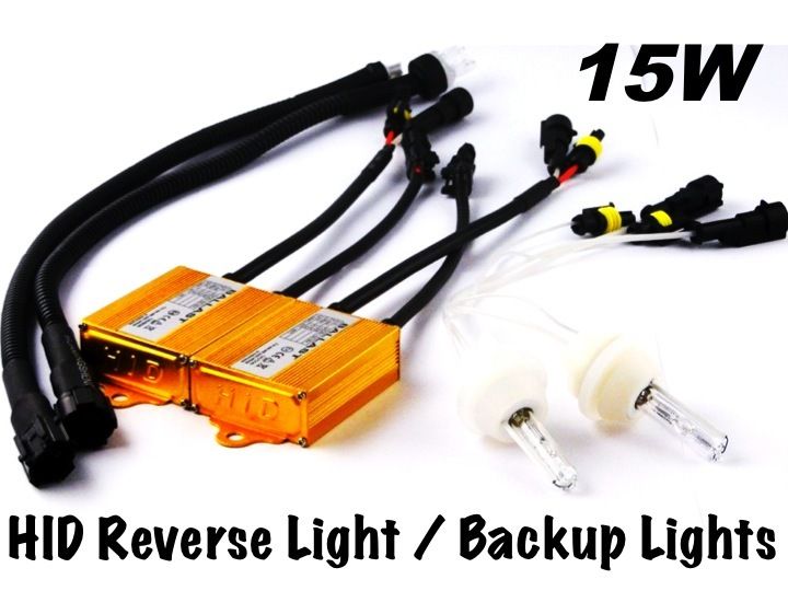 HID Reverse back up Fog light kit 12V 15W 7506 1156 P21W 6000K White Short lamp