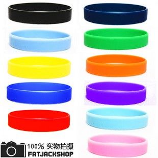 Hot New HOT Selling Direction Silicone Wristband Bracelet Mix Design Bracelets 411