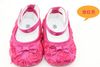 3Pairs multicolor mary jane toddler baby flicka blomma skor rosor båge skor