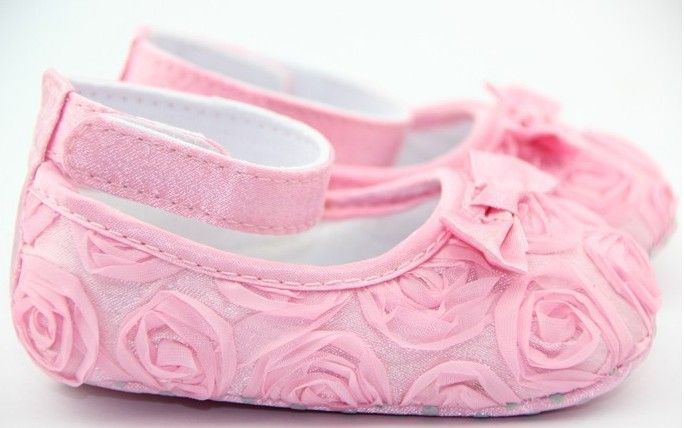 3pairs 여러 가지 빛깔의 메리 제인 유아 아기 소녀 꽃 신발 장미 신발 활