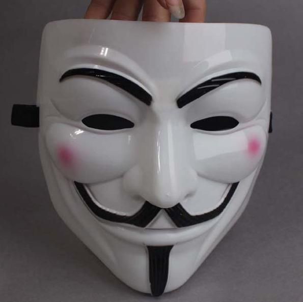 W77 Halloween Mask Killer Movie V For Vendetta Theme Mask White V Mask