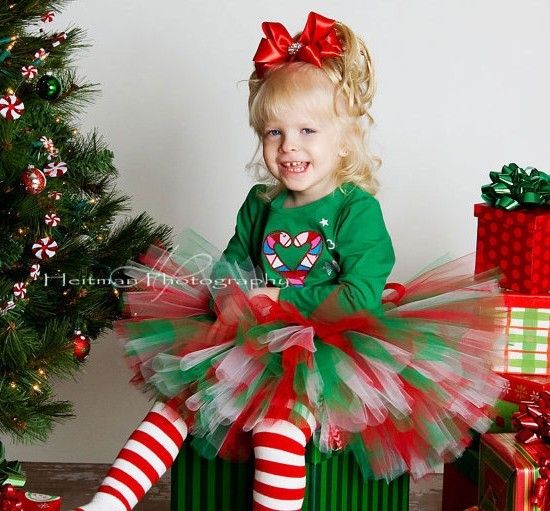 Christmas Tutu Skirt Baby Toddler Tutu Dress Tutu Customed Tutu Set ...