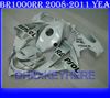 Vit Repsol Fairing Kit för Honda CBR1000RR 2008 2009 2010 2011 CBR 1000 08 09 10 11 CBR1000 1000RRR